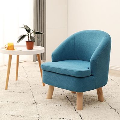 Moderno Design Tecido Cover Solid Wood Poltrona para Sala de estar Sofá Cadeira