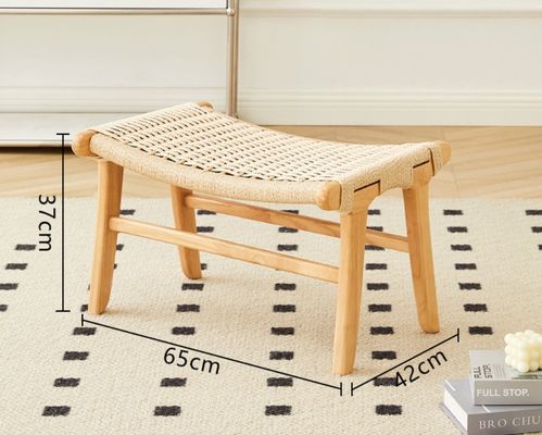 Cadeira de sala de estar de madeira natural tecida com cordão A combinação perfeita de estilo e função em Londres