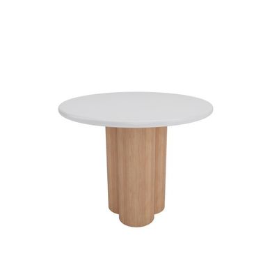 NO Mesa de jantar de madeira redonda dobrável para sala de jantar moderna Mobiliário de sala de estar Mobiliário de casa