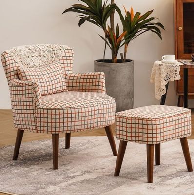 Cadeiras de braço de madeira para móveis de sala de estar American Modern Design Solid Wood Leisure Chair