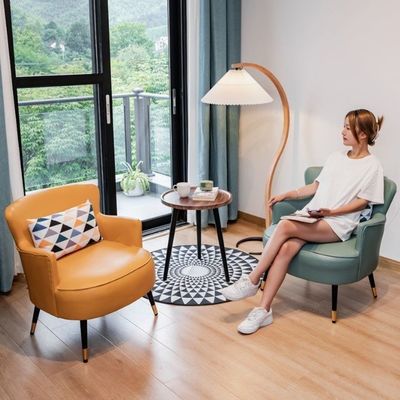 Cadeiras de braço de madeira para móveis de sala de estar American Modern Design Solid Wood Leisure Chair