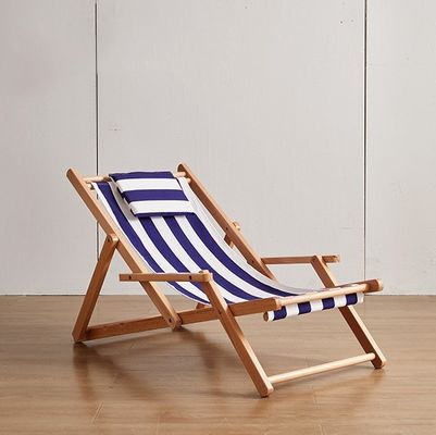 Sofá dobrável de tecido de madeira moderno Cadeira de estilo nórdico Mobiliário de sala de estar com cor personalizada e acabamento de nitrolaque