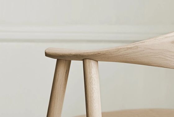 Assento de madeira maciça de luxo W55*D47.5*H74.5cm para móveis domésticos em estilo clássico