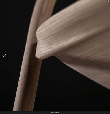 General Mobiliário para o lar Cadeira de jantar de madeira maciça vintage com apoio de braço e almofada estofados