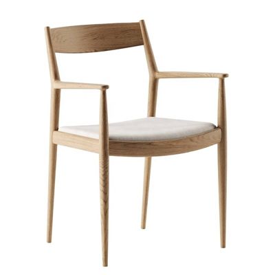 Restaurante Madeira Armchair Mid Century Design Moderno Madeira Sólida