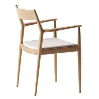 Restaurante Madeira Armchair Mid Century Design Moderno Madeira Sólida