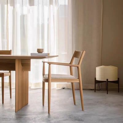 Restaurante Madeira Armchair Mid Century Design Moderno Madeira Sólida