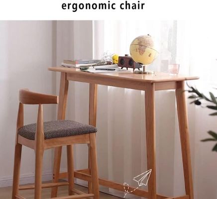 Popular Balcão de Bar de Cor de Nozes de Madeira para Sala de Jantar de Madeira Sólida