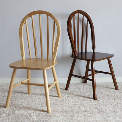 Cadeira de jantar de madeira sólida nórdica elegante e funcional para sala de jantar elegante W49.5*D51*H79 cm