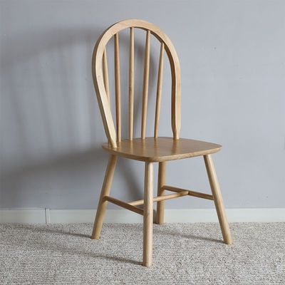 Cadeira de jantar de madeira sólida nórdica elegante e funcional para sala de jantar elegante W49.5*D51*H79 cm