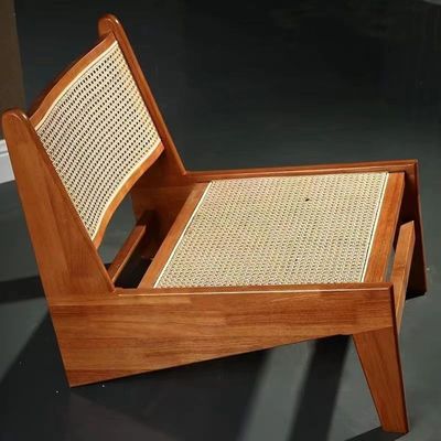 Design de cadeira de sala de estar cadeira de rotão de madeira maciça clássica para salão nórdico e móveis contemporâneos