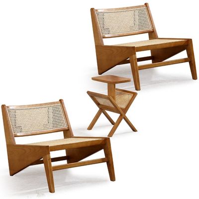 Design de cadeira de sala de estar cadeira de rotão de madeira maciça clássica para salão nórdico e móveis contemporâneos