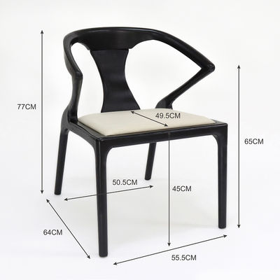 Cadeiras de restaurante de madeira para jantar em hotéis