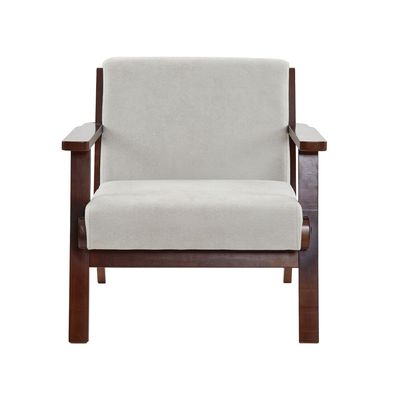 Sala de estar Sofá de braço moderno Fabric Chaise Lounge Sofá individual Cadeira com design personalizado Wabi-Sabi