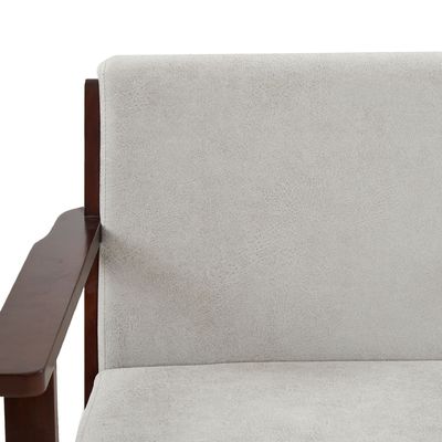 Sala de estar Sofá de braço moderno Fabric Chaise Lounge Sofá individual Cadeira com design personalizado Wabi-Sabi