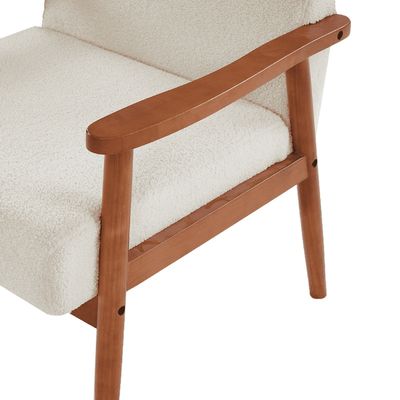 Outdoor Solid Wood Fabric Sofa de madeira cadeira para sala de estar e hotel de correio embalagem N Modern Design Soft Seat Chair