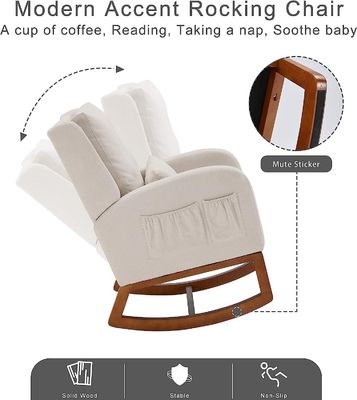 Tecido nórdico Minimalista Café Cadeira de salão de madeira Accent Cadeiras de lazer Poltrona Casa Mobiliário de escritório Sofá único Cadeira
