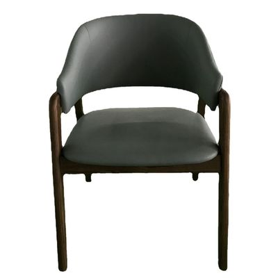 Cadeira de estofamento personalizada moderna para restaurante Hotel Móveis de madeira maciça Cadeira de jantar da oficina