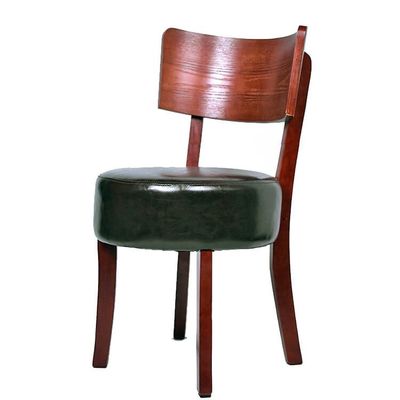 Cadeira de madeira maciça para padel de estilo nórdico Cadeira de lazer de café Cadeira de jantar Cadeira de estofamento para casa