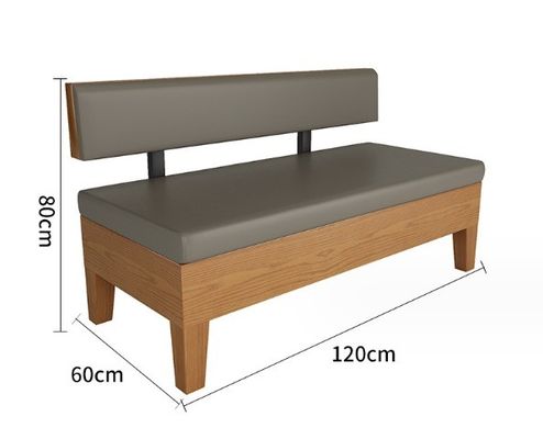 Moderno design nórdico cadeira de madeira maciça PU de couro sala de estar sofá cadeiras de madeira estande para uma experiência de sentado confortável