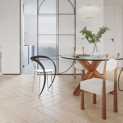 Casa Mobiliário Moderno Design Assento Suave Madeira Cordel Lana Cadeira de Sala de Jantar Para sala de estar e hotel