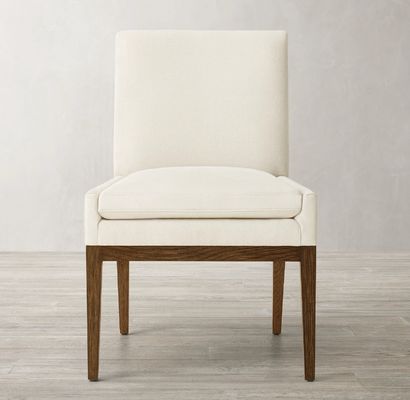 Cadeira de jantar de madeira estofada para restaurante e hotel moderno