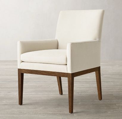 Cadeira de jantar de madeira estofada para restaurante e hotel moderno