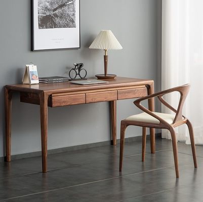 Cadeira de madeira maciça de design nórdico moderno para restaurante Cadeira de sala de jantar de couro PU W51*D57*H80CM Dobrada NO