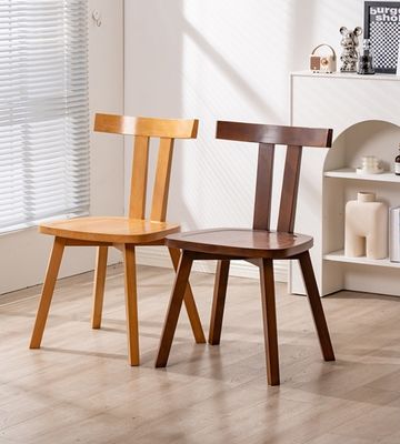 Embalagem de correio estilo moderno cadeira dobrável de rotão de madeira para escritório e refeição