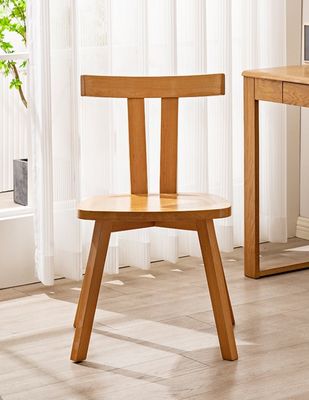 Embalagem de correio estilo moderno cadeira dobrável de rotão de madeira para escritório e refeição