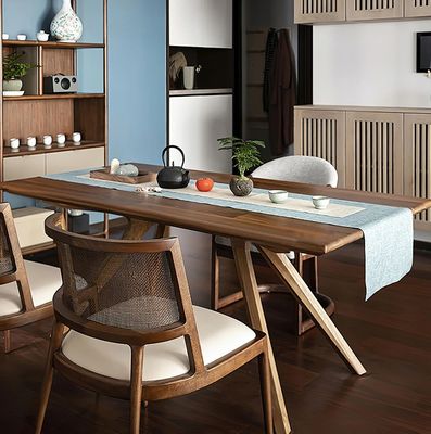 Mobiliário moderno de sala de jantar de madeira para hotéis de luxo