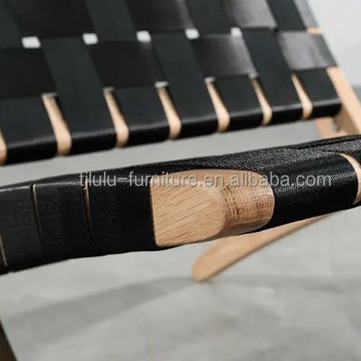 Mobiliário de sala de estar Desenhos personalizados Sofá de salão de madeira dobrável moderno Cadeira com acabamento de nitrolacque