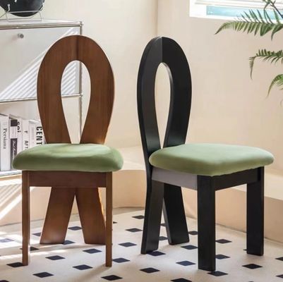 Embalagem de correio N Mobiliário de sala de estar Design moderno Assento macio Madeira de lã de cordeiro Cadeira de sala de jantar para hotel e casa