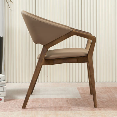 Mobiliário moderno de sala de jantar W58*D61*H80CM cadeira nórdica cadeiras de madeira maciça para restaurante