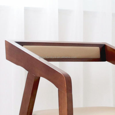 Cadeira de madeira de cadeiras de madeira maciça para restaurante com cor natural