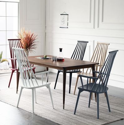 Cadeira de restaurante moderna de madeira maciça para refeições de rotão natural em hotéis e restaurantes de luxo