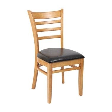 Embalagem de correio N Escadaria de madeira do restaurante cadeira traseira para jantar cadeira de madeira maciça personalizada