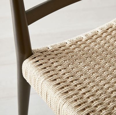 Quadro de madeira maciça Desenhos personalizados Vintage Hotel Cadeira de jantar de cordão tecido para eventos