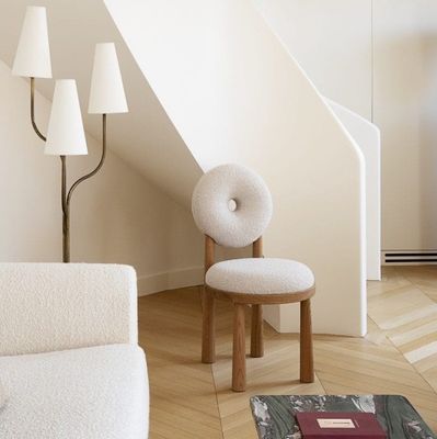 Cadeira de jantar de madeira maciça para hotel Serviço OEM aceito em apartamento