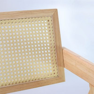 Serviço OEM W46*D47*H91CM Móveis de madeira nórdica Reverso de rotão estofado Cadeiras de mesa de madeira maciça para restaurante de hotel