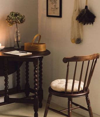 Cadeira de mesa de madeira maciça estilo nórdico de luxo perfeito para sala de jantar