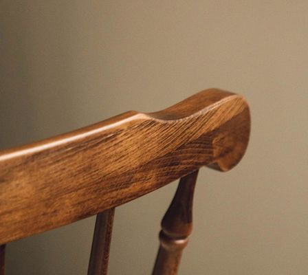 Cadeira de mesa de madeira maciça estilo nórdico de luxo perfeito para sala de jantar