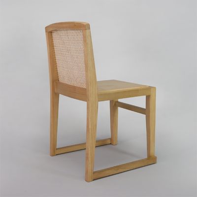 Modern U Rattan empilhável encosto cadeiras de jantar de madeira sólida sem dobras perfeito para restauração de hotel upgrade e renovação