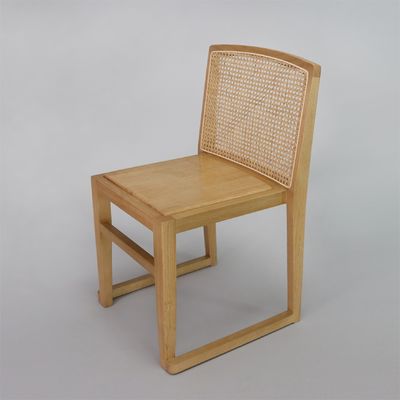 Modern U Rattan empilhável encosto cadeiras de jantar de madeira sólida sem dobras perfeito para restauração de hotel upgrade e renovação
