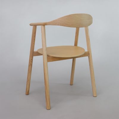 Cadeira de jantar de madeira sólida nórdica de luxo para sala de jantar W55*D47.5*H74.5 cm com serviço OEM aceito