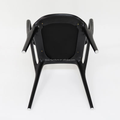 Cadeira de jantar de madeira artística de madeira personalizada para solução de assentos de restaurante moderno