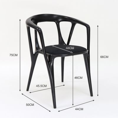 Poltrona de tecido em quadro de madeira para estilo nórdico Hotel Restaurante Sala de jantar Mobiliário Sala de estar Quarto de dormir