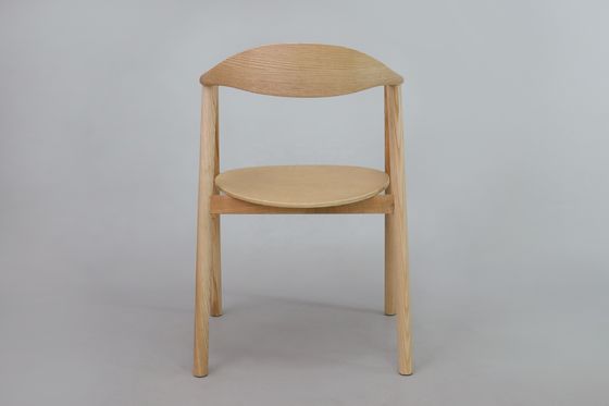 Assento de mesa de madeira maciça de cinzas para mobiliário doméstico em restaurante moderno