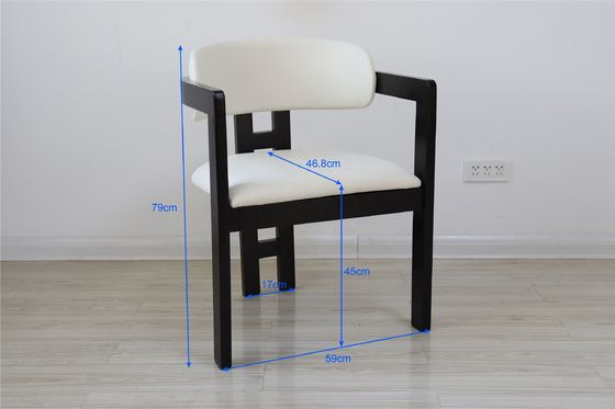 Mobiliário de restaurante de luxo sob medida Tapete de tecido de madeira maciça Cadeiras de sala de jantar para refeições personalizadas