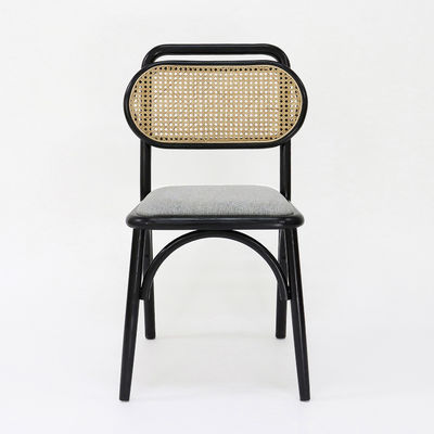 Cadeira de jantar personalizada de madeira vintage para restaurante